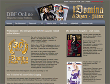 Tablet Screenshot of dbf-online.com